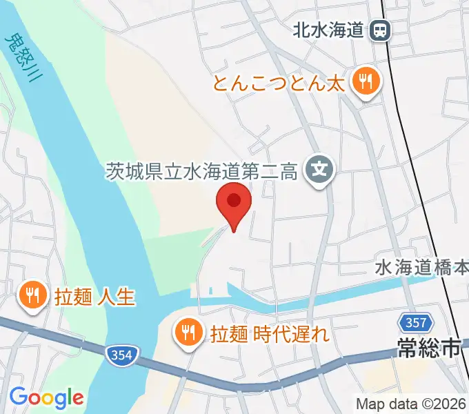 かさはら音楽アトリエの地図