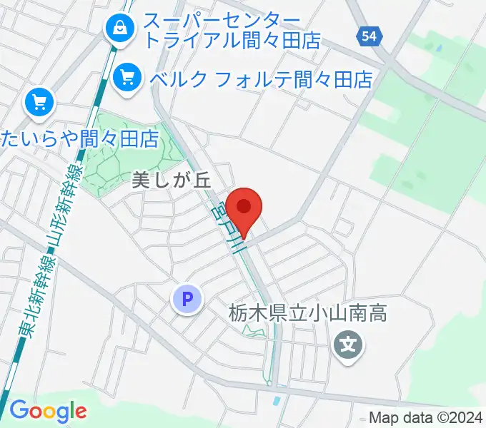 アルスミュージックスクールの地図