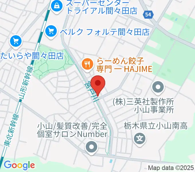 アルスミュージックスクールの地図