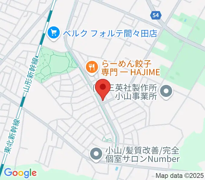 アルスミュージックスクールの地図