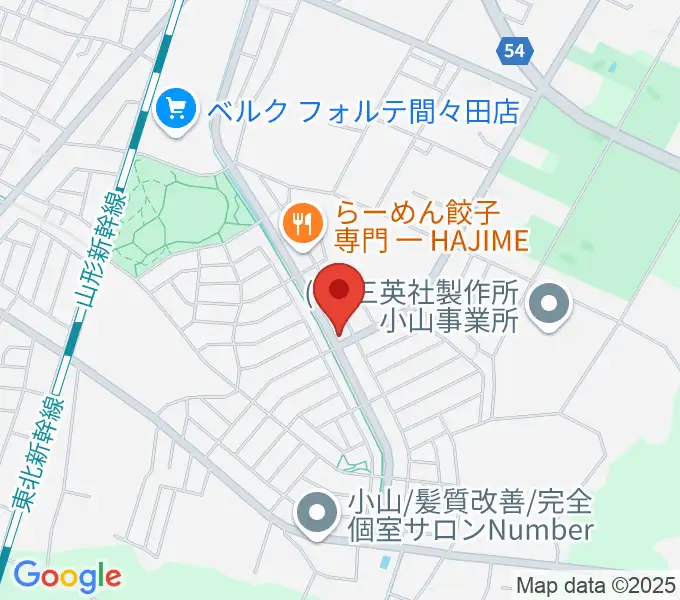 アルスミュージックスクールの地図