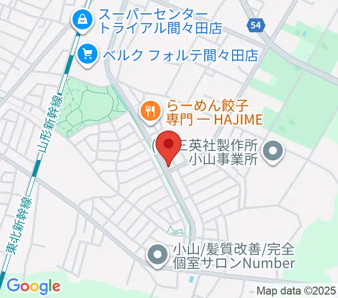 アルスミュージックスクールの地図