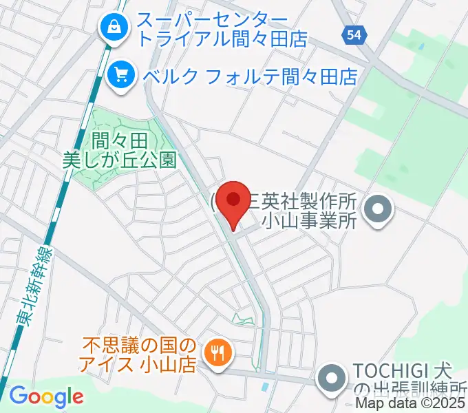 アルスミュージックスクールの地図