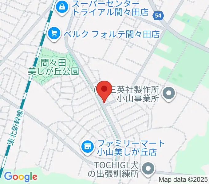 アルスミュージックスクールの地図