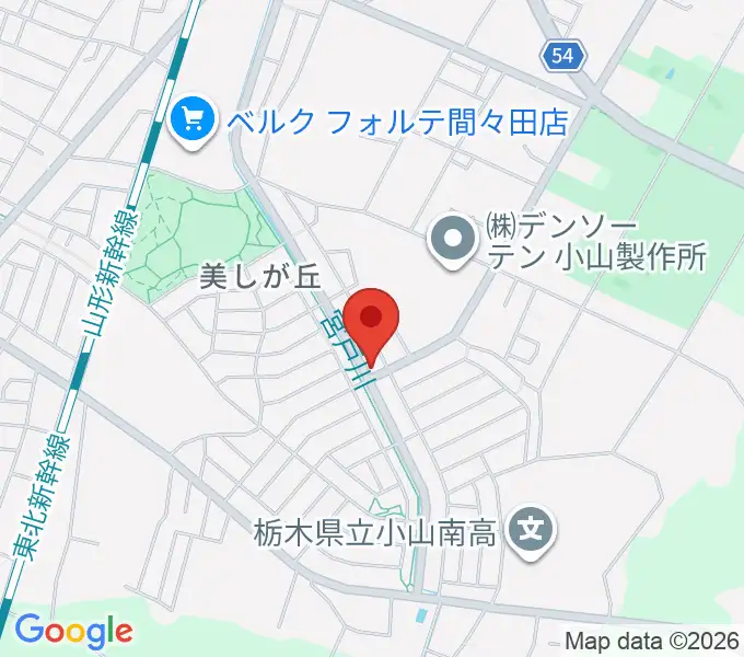 アルスミュージックスクールの地図