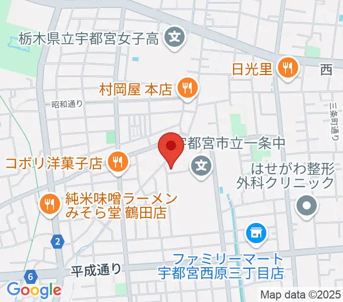 Forestピアノ教室の地図