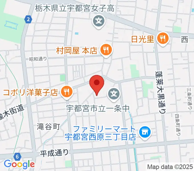 Forestピアノ教室の地図