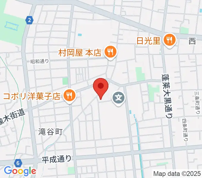 Forestピアノ教室の地図