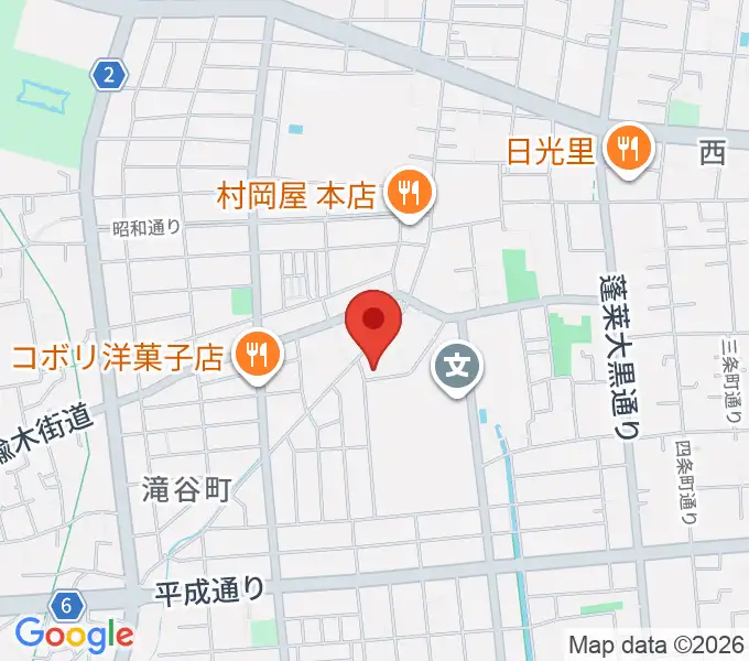 Forestピアノ教室の地図