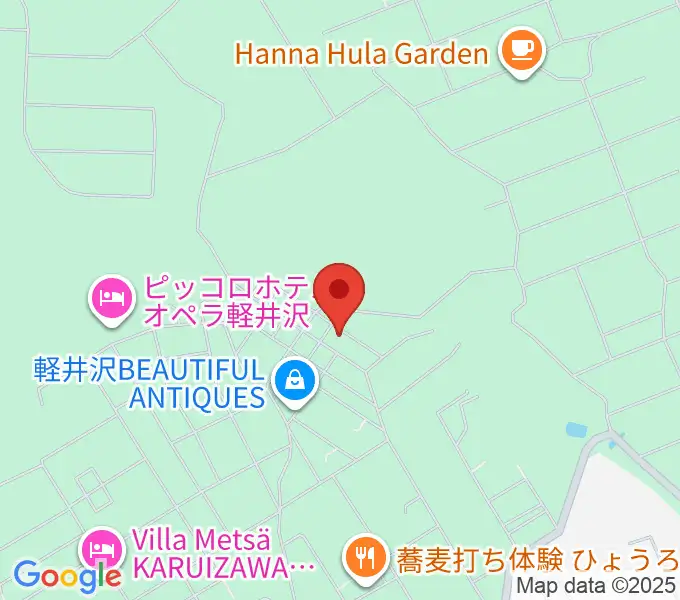 音楽ロッヂ ゆうげん荘の地図