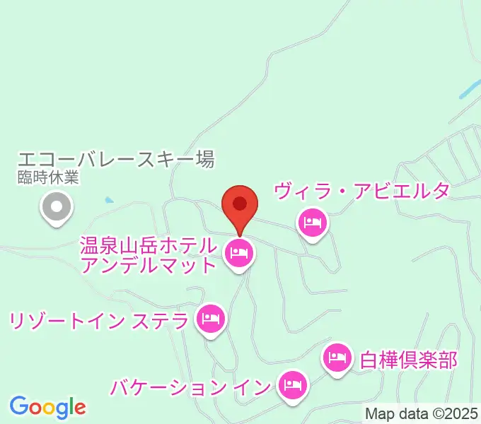 ペンション森の音楽家の地図