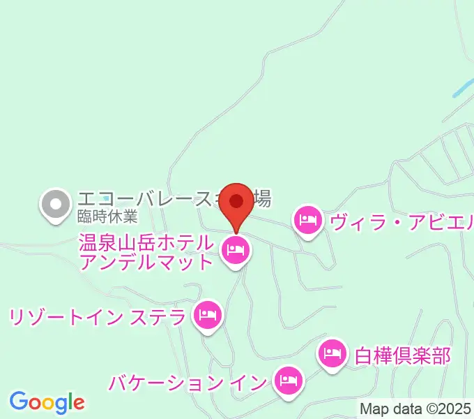 ペンション森の音楽家の地図