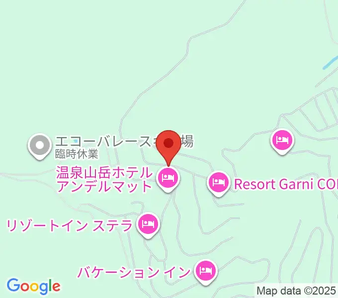 ペンション森の音楽家の地図