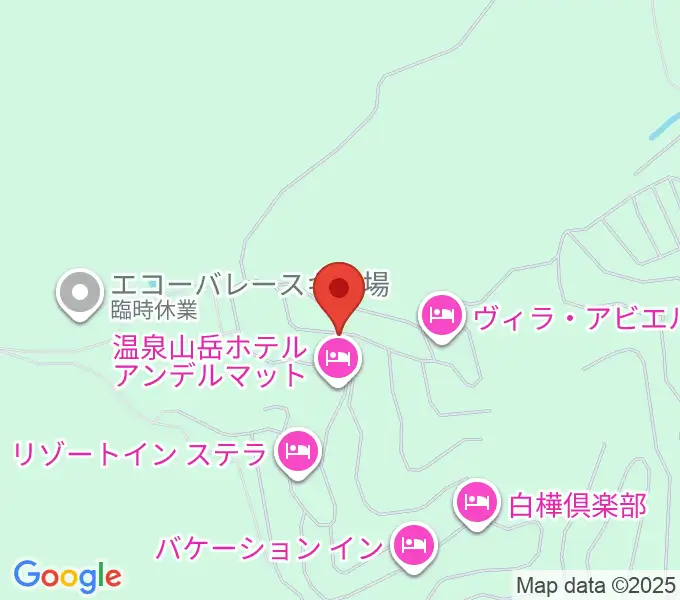 ペンション森の音楽家の地図