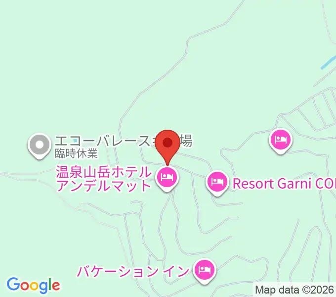 ペンション森の音楽家の地図