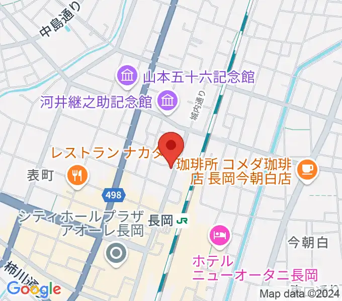 あぽろん長岡店の地図