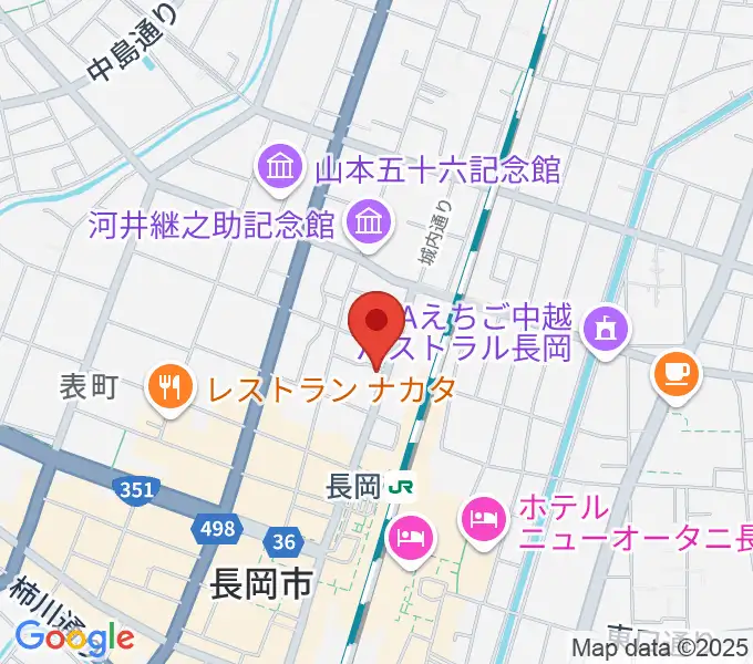 あぽろん長岡店の地図