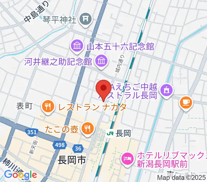 あぽろん長岡店の地図