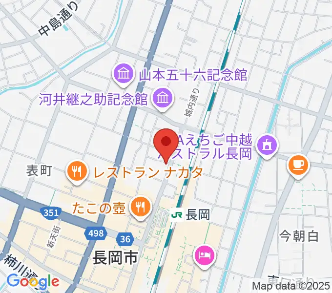 あぽろん長岡店の地図