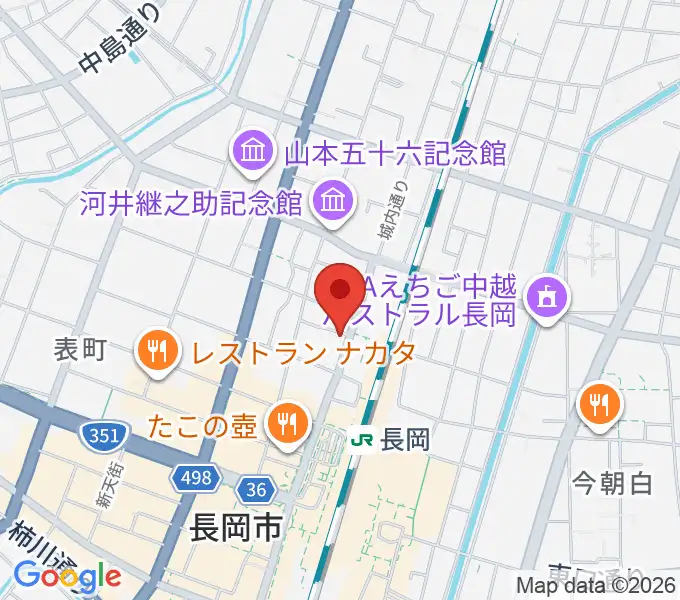 あぽろん長岡店の地図