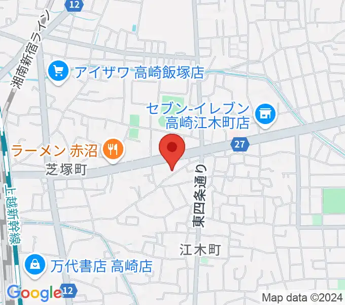 藤巻ピアノ音楽教室の地図