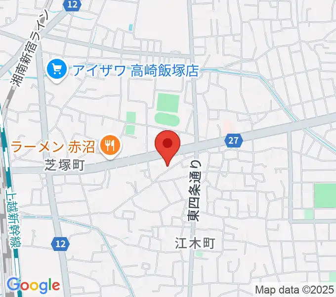 藤巻ピアノ音楽教室の地図