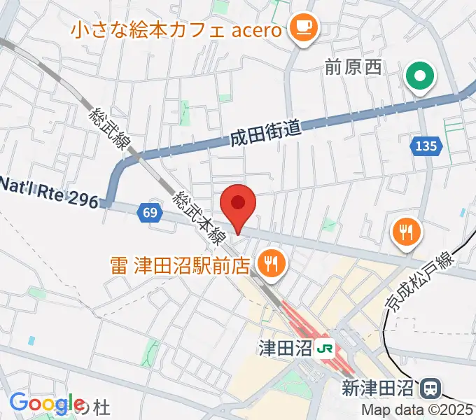 STUDIO24津田沼の地図