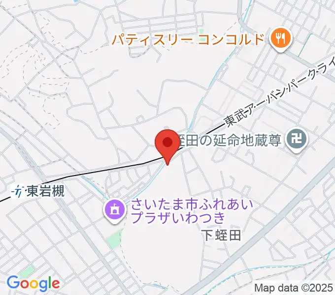 スタジオコーリングの地図