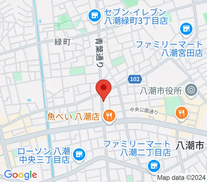 サウンドスタジオイフの地図