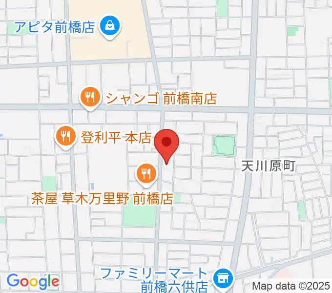 エコミック音楽教室の地図