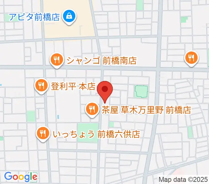 エコミック音楽教室の地図
