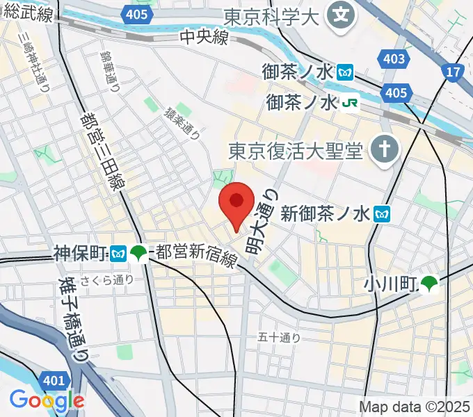 ナチュラルハイテックレコーズの地図