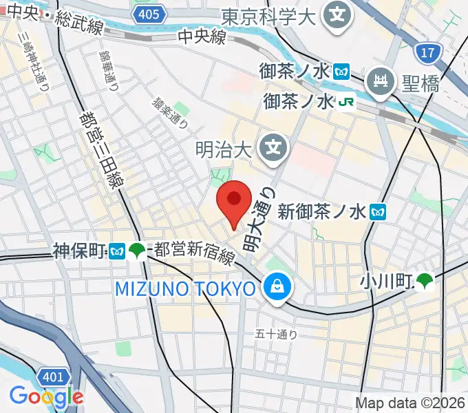 ナチュラルハイテックレコーズの地図