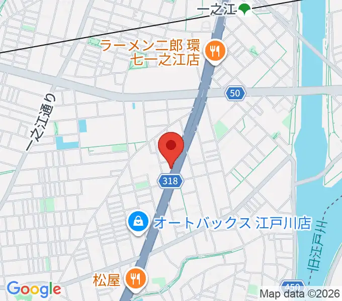 サウンドスタジオM一之江店の地図