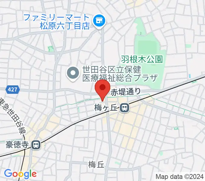 弦遊亭の地図