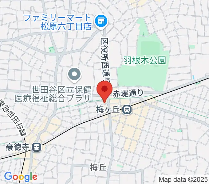 弦遊亭の地図