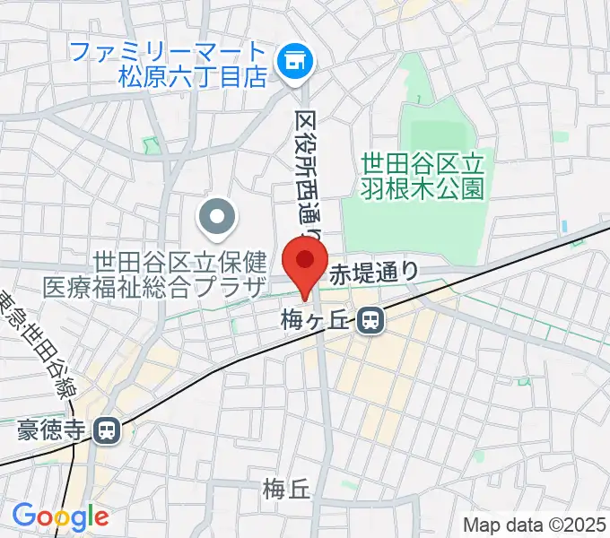 弦遊亭の地図
