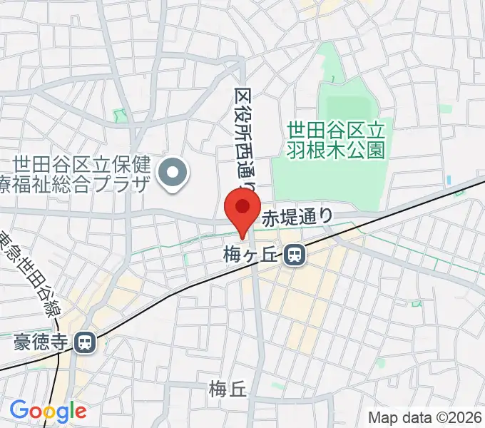 弦遊亭の地図