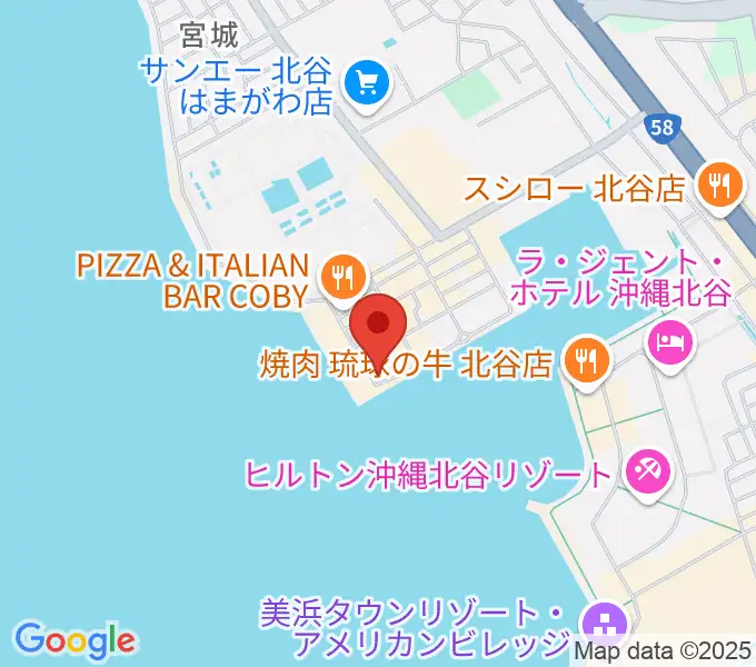 サンセットミュージックスクールの地図