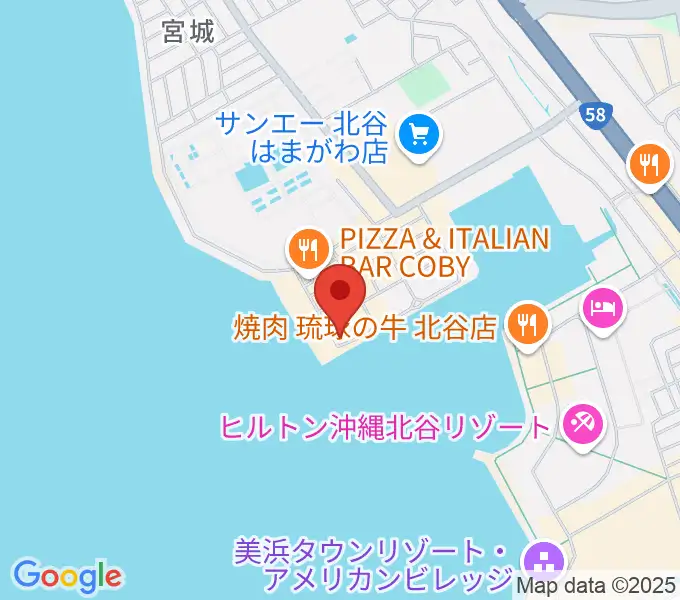 サンセットミュージックスクールの地図