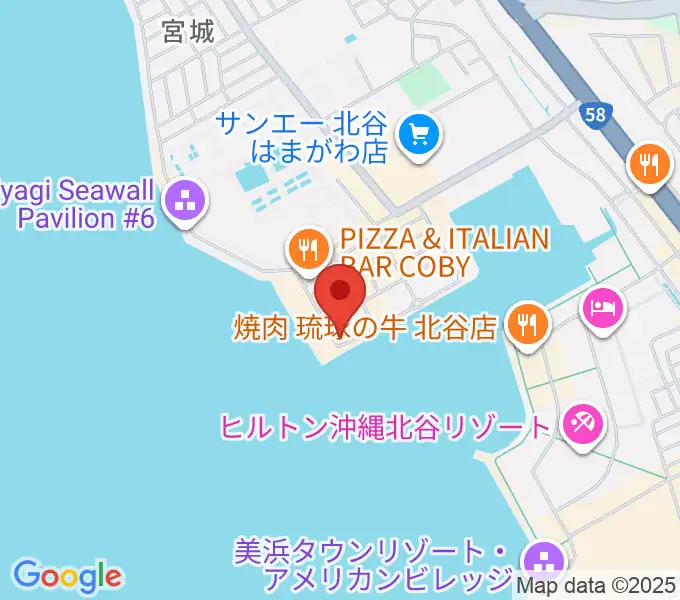 サンセットミュージックスクールの地図