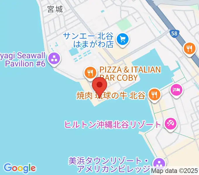 サンセットミュージックスクールの地図