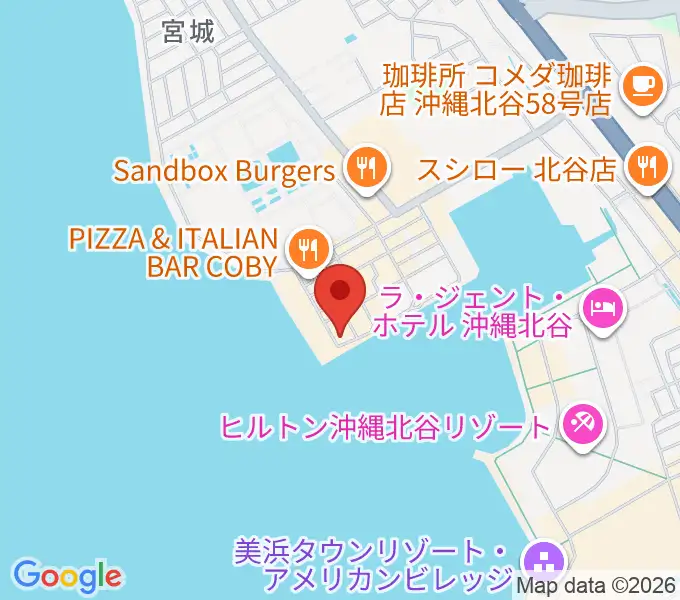 サンセットミュージックスクールの地図