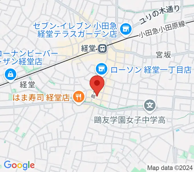 音楽酒場ピックの地図