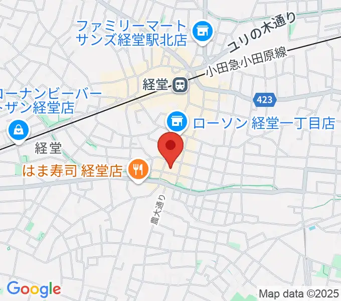 音楽酒場ピックの地図