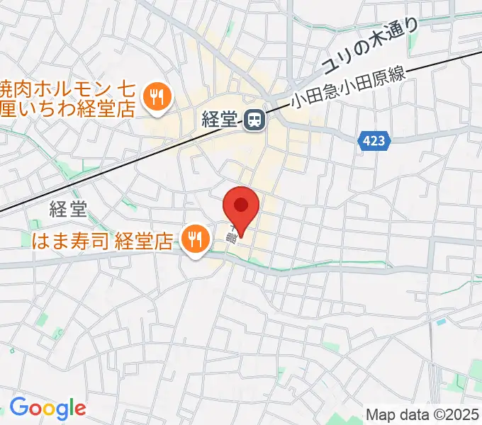 音楽酒場ピックの地図