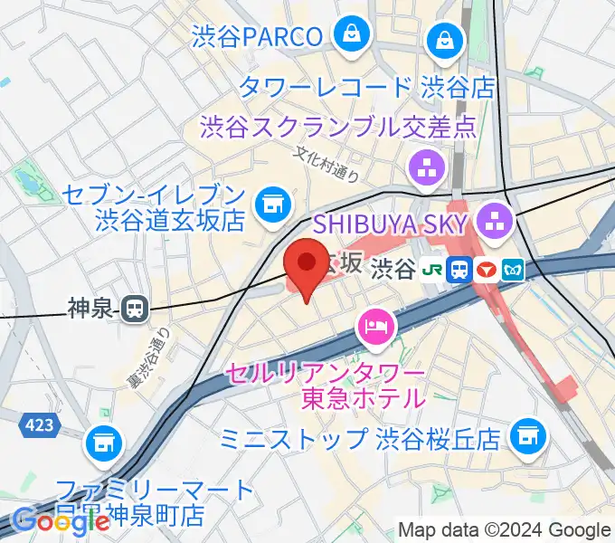 スタジオ サウンドマーケットの地図