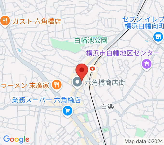 白楽ナップの地図