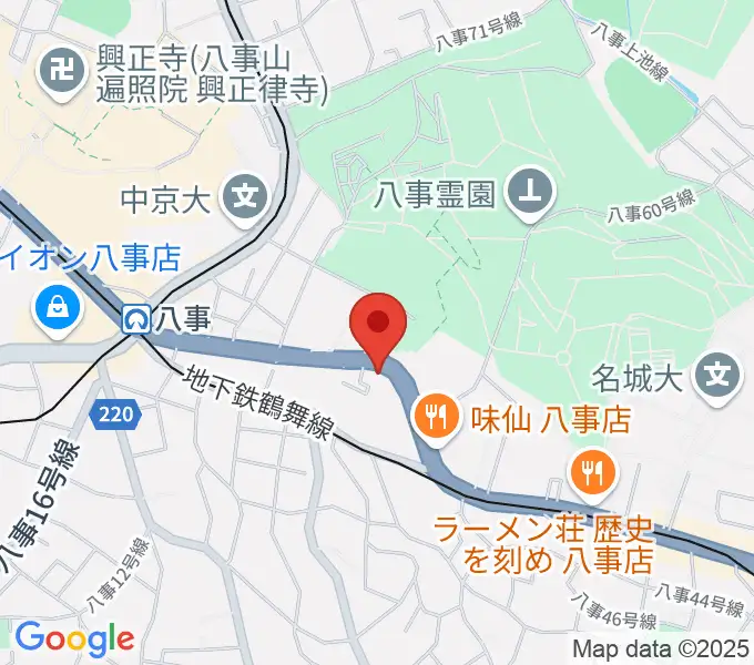 R'STUDIO YAGOTOの地図