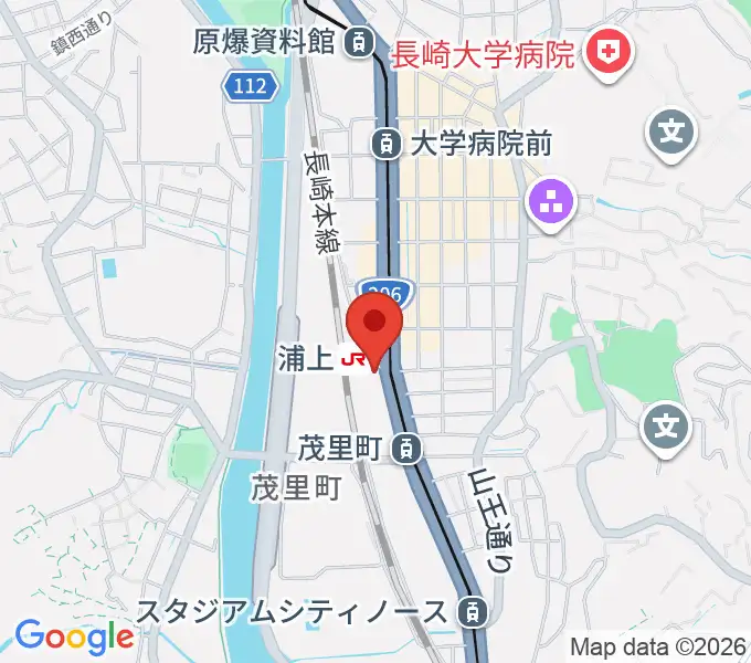 アノミュージックハウスの地図